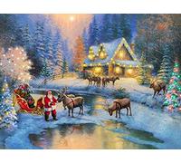 YJPZZG Puzzle pour Adultes avec 1500 PièCes Scène de Neige Puzzles 3D, Puzzles pour Enfants, DéCoration De Chambre, Cadeaux d'anniversaire Taille finie 87×57cm
