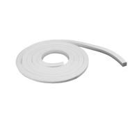YJQHODY 1 pièce de joint en mousse de silicone for garniture, joint d'étanchéité blanc for portes et fenêtres(4MM*4MM*3.0M)