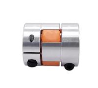 YJQHODY Accouplement flexible type prune for moteur pas à pas, mâchoire de coupleur moteur en alliage d'aluminium, modèle D25L30, 1 pièce(12x12mm)
