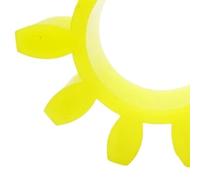 YJQHODY Anneau élastique en forme de fleur de prunier, tampon amortisseur à 10 pétales for roue de pompe à eau, bloc élastique amortisseur à 2 pétales(180x90x38mm)
