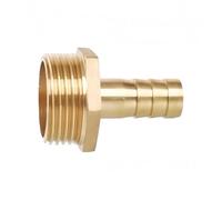 YJQHODY Lot de 10 raccords en laiton for tuyau d'arrosage, filetage mâle, for pompe d'aquarium, entretien facile(G1 INCH*13MM)