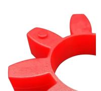 YJQHODY Rondelle d'accouplement en étoile en polyuréthane, coussinet d'amortisseur en PU rouge, joint élastique en forme de prune creuse GR10-125(28)