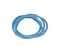 YJQHODY Tube en caoutchouc à bout rond de qualité supérieure, bonne résistance, 1 mètre x 2 mm x 4 mm, tube en silicone creux rouge/bleu, 1 pièce(Light blue)