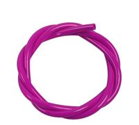 YJQHODY Tube en caoutchouc à bout rond de qualité supérieure, bonne résistance, 1 mètre x 2 mm x 4 mm, tube en silicone creux rouge/bleu, 1 pièce(Purper)