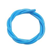 YJQHODY Tube en caoutchouc à bout rond de qualité supérieure, bonne résistance, 1 mètre x 2 mm x 4 mm, tube en silicone creux rouge/bleu, 1 pièce(Blue)