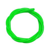 YJQHODY Tube en caoutchouc à bout rond de qualité supérieure, bonne résistance, 1 mètre x 2 mm x 4 mm, tube en silicone creux rouge/bleu, 1 pièce(Green)