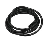 YJQHODY Tube flexible en silicone résistant à l'eau, diamètre intérieur 5 mm, 4 mm, 3 mm, for l'architecture(Black,5METERS*0.5MM*1MM)