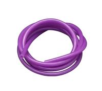YJQHODY Tuyau de plomberie en caoutchouc souple et flexible, 1 mètre, tube en silicone de diamètre extérieur 10 mm, 9 mm, 8 mm, 7 mm, for équipement de laboratoire(Purple,1METER*3MM*6MM)