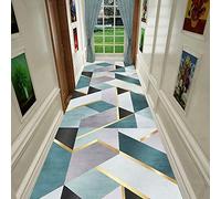 YJRBZ Passage Runner Tapis Tapis de géométrie Moderne Runners for Hallway Stailles Couloir Couloir Tapis étroits, 1m/1.5m/2m/2.5m/3m/3.5m/4m/4.5m/5m/5.5m/6m de Longs Tapis de Long (Size : 80×500cm)