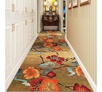 YJRBZ Tapis de Passage Classiques pour couloirs antidérapants, très Longs Tapis pour Couloir de Cuisine Couloir d'escalier d'entrée Tapis étroits, 100 cm 2 m 300 cm 4 m 5 m 6 m (Size : 100x450cm)