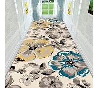 YJRBZ Tapis de Runner pour couloirs de Tapis de Fleur Modernes, 1M / 1,5 m / 2m / 2,5m / 3m / 3,5m / 4m / 4,5m / 5m / 5,5m / 6m Non glissé (Size : 60×350cm)