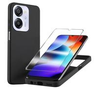 YJROP Coque pour Blackview Oscal Modern 8/Color 8 avec protection d'écran en verre trempé pare-chocs en silicone anti-rayures et antichoc pour Blackview Oscal Modern 8/Color 8 (noir)