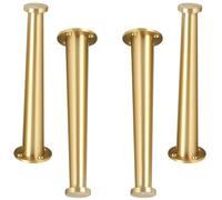 YJRZYQKXKL Pieds de Meuble 20cm, Lot de 4 Réglable Pattes de Meuble Doré Pieds de Table Hauteur: 6-30cm Pieds de Canapé Laiton | Finition en Anodisé | Cabinet Jambes Pieds de Table Basse-20cm/7.9"