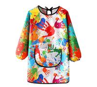 YJSDDNTY Tablier de Peintre pour Enfants, blouse de peinture pour enfants, Tablier imperméable aux taches, l'art de la peintureCuisiner et plus encore