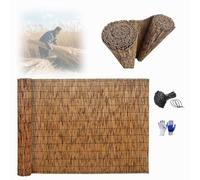 YJSGHRHL Canisse Bambou Écran De Confidentialité Décorative pour Pergola Toit Cour, Clôture en Roseau Brise-Vent, Clôture en Bambou Facile à Installer 30 50 70 100 120 160 175 190cm Hauteur