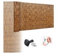 YJSGHRHL Clôture en Bambou Extérieure, Canisse en Roseau Pare-Vue 30-190cm Hauteur, Rouleau de Clôture du Pergola Bambou Résistant Aux Intempéries pour Balcon Piscine Terrasse