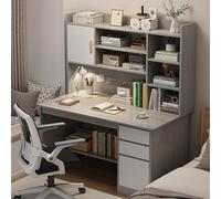 YJSGNMZA Étagère de bureau efficace et bibliothèque avec tiroirs - Améliore l'organisation de l'espace de travail et maximise la productivité, idéale pour une utilisation à la maison et au bureau