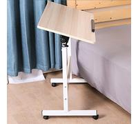 YJSGNMZA Table inclinable Polyvalente à roulettes - Idéale pour Le Salon, Le Bureau et pour Une Utilisation Polyvalente (80 x 40 cm)
