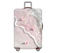 YJSZY Housses éLastiques Pour Valises,Housse De Voyage Pour Valise,Housse De Protection Anti-Rayures Pour Valise,Housse De Bagage Pour Bagages Cabine Et Bagages EnregistréS (Papillon,S(18-21inch))