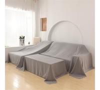 YJSZY Lot De 2 Housses De Protection pour Meubles,PoussièRe Housse De Meubles pour Lits,Chaises,CanapéS,Tables,Canapé,Sofa,Lavables,ProtèGe Les Sols des Meubles Contre La Saleté (Gris Clair,4x2.4m)
