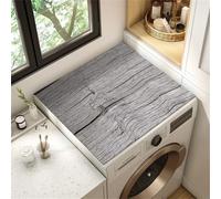YJSZY Tapis De Protection pour Dessus De Machine à Laver,Grain De Bois,AntidéRapant Housse De Machine à Laver pour Machine à Laver,SèChe-Linge,RéFrigéRateur,Cuisine,Bain,Carpet (Color 4,60 x50 cm)