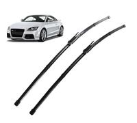 YJTYC Balais d'Essuie-Glace Avant pour Audi TT Mk2 8J 2006-2014 22"+21" Jeu de 2 Essuie-Glaces Avant Silencieux Nettoyage sans Traces Accessoires Auto