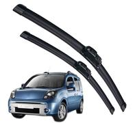 YJTYC Balais d'Essuie-Glace Avant pour Kangoo 1997-2007 500mm+500mm Jeu de 2 Essuie-Glaces Avant Silencieux Nettoyage sans Traces Accessoires Auto