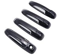 YJTYC Couvercles pour Poignées de Porte Voiture pour Dodge RAM 2002-2008, Accessoire Extérieur en ABS Anti-Usure et Élégant,Carbon fiber