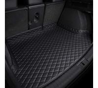YJTYC Cuir Tapis Coffre Voiture pour Citroën C5X 2021-2025, Antidérapant Imperméable Protection Coffre Cargaison Protection Accessoires Intérieurs,Black