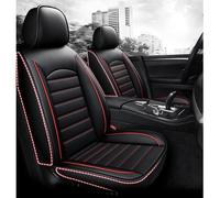 YJTYC Ensembles De Housses Siège Voiture pour Peugeot 2008 GT Line GT-Line SUV, 9 PCS Cuir Couvre Sieges pour Avant et Arrière Quatre Saisons Accessoire,Black and Red