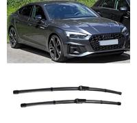 YJTYC Jeu de 2 Balais d'Essuie-Glace Avant pour Audi A5 MK2 2017-2023 24"+20", Avant Pare-Brise - Kit Caoutchouc Souple sans Traces