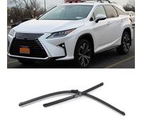 YJTYC Jeu de 2 Balais d'Essuie-Glace Avant pour Lexus RX350 AL20 2016-2020 26"+22", Avant Pare-Brise - Kit Caoutchouc Souple sans Traces
