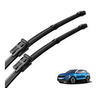 YJTYC Jeu de 2 Balais d'Essuie-Glace Avant pour T-Roc 2017-2024 26"+20", Avant Pare-Brise - Kit Caoutchouc Souple sans Traces