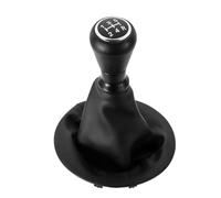 YJTYC Pommeau de Levier de Vitesses pour Voiture pour Peugeot Partner 2008 5-speed, Poignée de sélecteur Manuel Funda Pomo Cambios Marcha,Black cover with bright circle