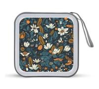 YJWANDL Boîte de rangement pour CD, boîte de rangement pour CD, DVD, petite boîte de rangement portable résistante aux rayures, Style :, Taille unique, Minimaliste