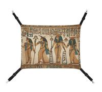 YJWANDL Hamac confortable pour animal de compagnie, motif femme de l'Égypte ancienne, hamac pour chat, lit en toile pour petits chiens et chats, facile à installer et portable