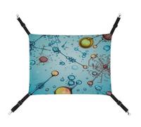 YJWANDL Hamac confortable pour animal domestique, abstraction, biologie chimie, hamac pour chat, lit en toile pour petits chiens et chats, facile à installer et portable
