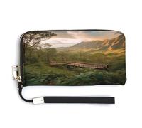YJWANDL Portefeuille long en cuir synthétique, imprimé parc sauvage, portefeuille long pour femme, portefeuille à main avec porte-cartes pour femme, style, 20 x 10,5 cm, moderne, Style :, 20.0*10.5cm,
