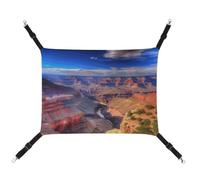 YJWANDO Hamac pour animaux de compagnie, grand canyon imprimé confortable hamac pour animaux de compagnie en toile respirante pour chats et petits chiens, réglable et portable