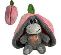 YJWZ Peluche Qui Respire pour Adulte, Peluche Bruit Blanc Bebe Veilleuse Bébé Musicale Et Lumineuse, Doudou Loutre Qui Respire, Cadeau Naissance Fille Et Garçon Nouveau-Né