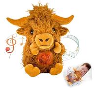 YJWZ Peluche Qui Respire pour Adulte, Peluche Bruit Blanc Bebe Veilleuse Bébé Musicale Et Lumineuse, Doudou Loutre Qui Respire, Cadeau Naissance Fille Et Garçon Nouveau-Né