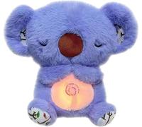 YJWZ Peluche Qui Respire pour Adulte, Peluche Bruit Blanc Bebe Veilleuse Bébé Musicale Et Lumineuse, Doudou Loutre Qui Respire, Cadeau Naissance Fille Et Garçon Nouveau-Né