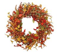 YJXKTAU Couronne de Vigne d'automne Noël Thanksgiving Décoration Porte à Suspendre la Maison décoration