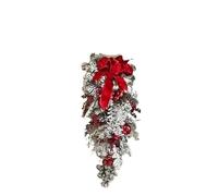 YJXKTAU Décoration de Couronne Noël for Porte d'entrée, Arbre à l'envers, Vigne, Fournitures décoration et fenêtre(45cmTree)