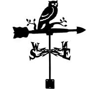 YJYJY Girouette décorative en Forme d'animal, kit indicateur de Direction du Vent pour Jardin extérieur, Support métallique, girouette pour Cour ou terrasse.