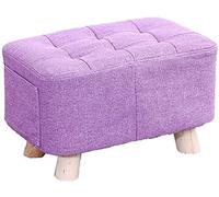 YJYJY Repose-Pieds en Tissu, Petit Pouf Lavable, Rangement pour Chaussures, pour Repose-Pieds, dortoir, Salon