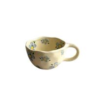 YJYJY Tasse en céramique, café Artisanal irrégulier, Gruau, Boisson pour Petit-déjeuner