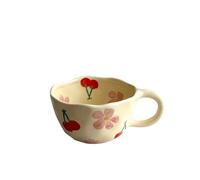YJYJY Tasse en céramique, café Artisanal irrégulier, Gruau, Boisson pour Petit-déjeuner