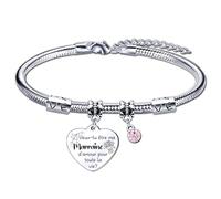 YJYJZX Annonce grossesse tata bracelet,Cadeau tata veux tu être ma marraine,cadeau annonce grossesse tata bracelet,futur tata bracelet,tata bts bracelet meilleure tata bracelet