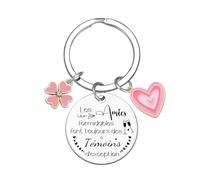 YJYJZX Cadeau Témoin Porte-clés Veux-tu être ma témoin carte - Cadeau témoin mariage - Demande témoin mariage Annonce Témoin de Mariage - Demande Future Témoin Porte clef (2)